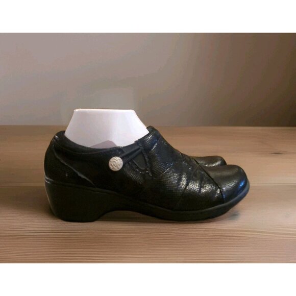 Clarks Collection Channing Ann Loafer Shoes Women’s Size 8 Black - Picture 1 of 12